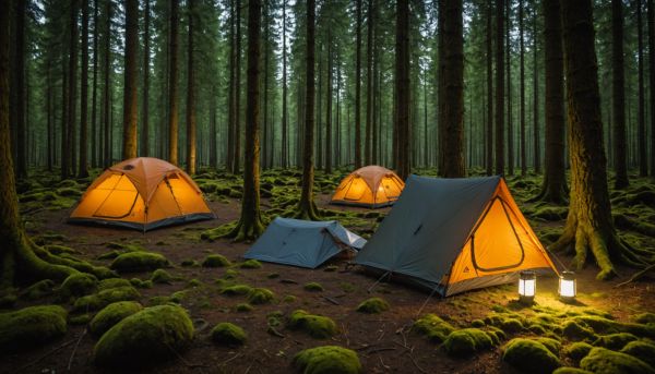 Lampes solaires autonomes eclairage bivouac