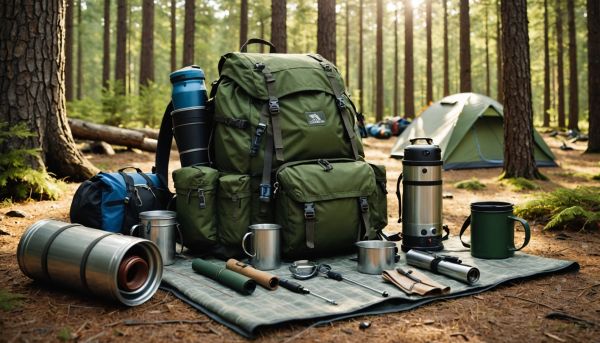 Materiel campeur randonneur tente sac
