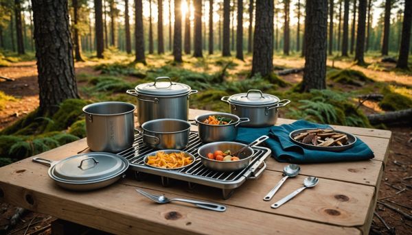 Ustensiles cuisine nomade legers pratiques