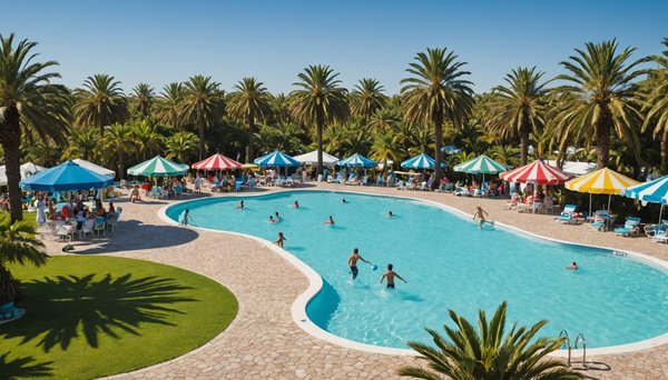 Un camping avec piscine près de sète et de l'étang de thau